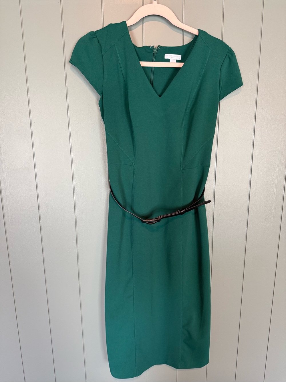 NY&C Emerald Cap-Sleeve Sheath Dress